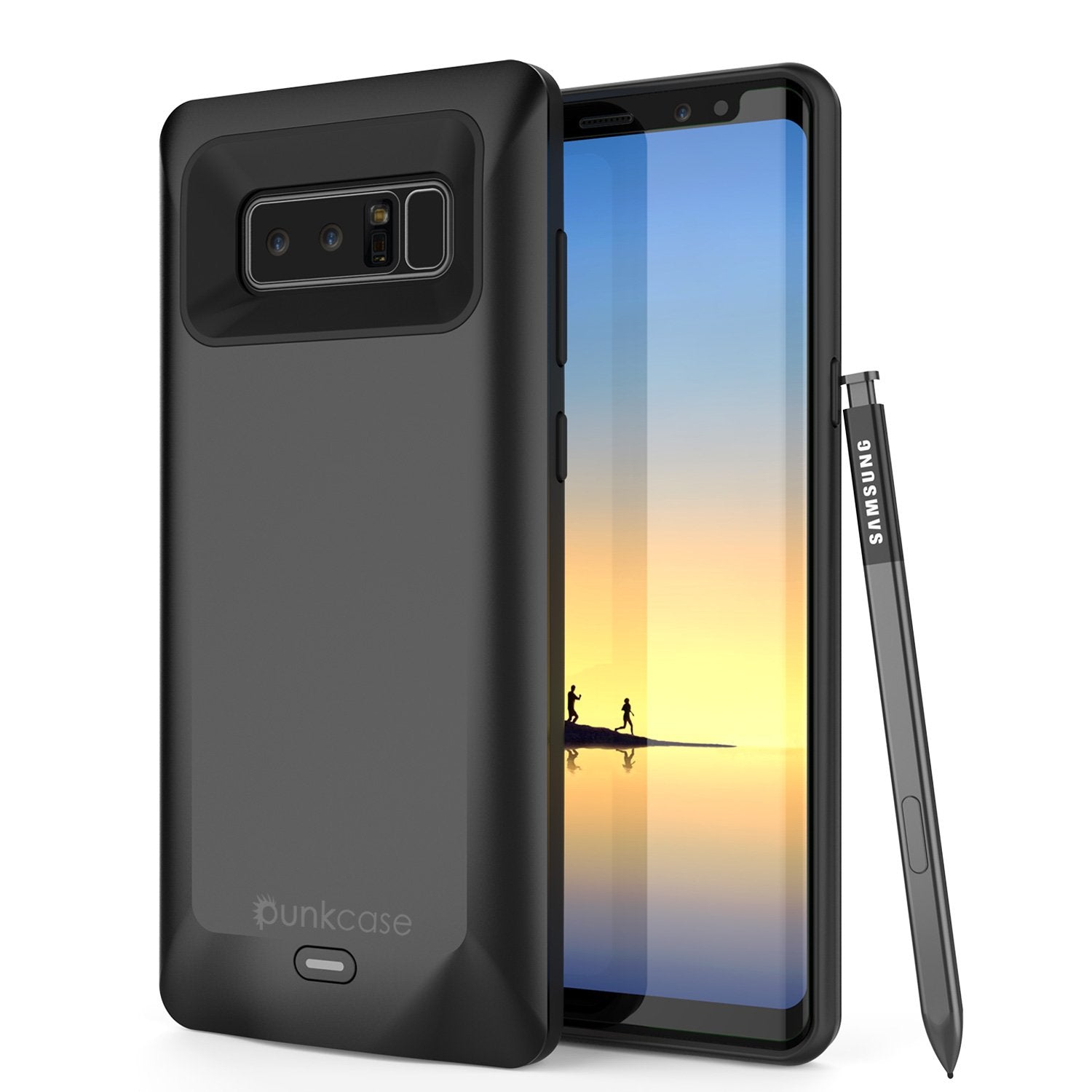 Galaxy Note 8 5000mAH Battery Charger Case W/ Screen Protector [Blue]