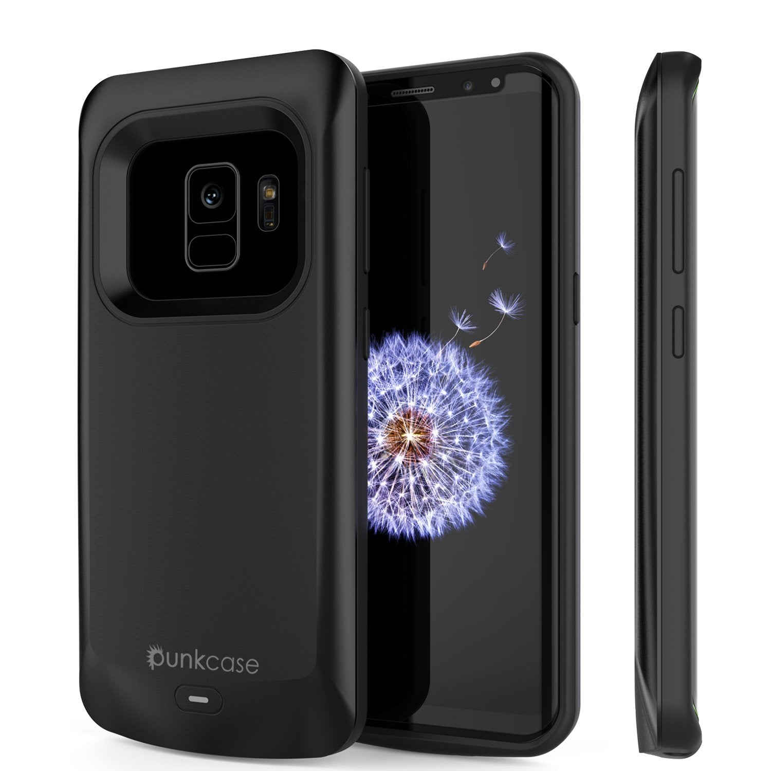 Galaxy S9 Battery Case, Punkjuice 5000mAH Charging Cover [Black]