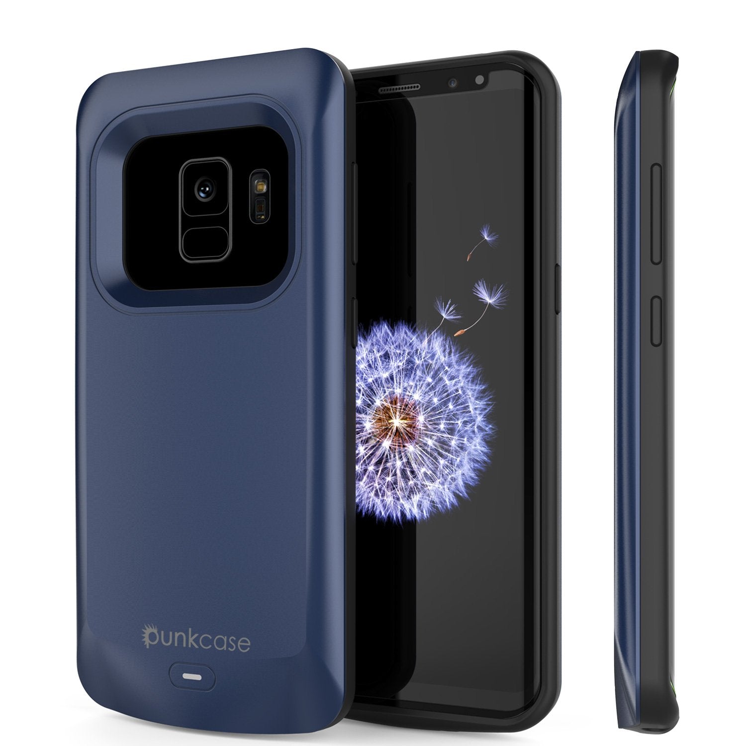 Galaxy S9 Battery Case, Punkjuice 5000mAH Charging Cover [Navy]