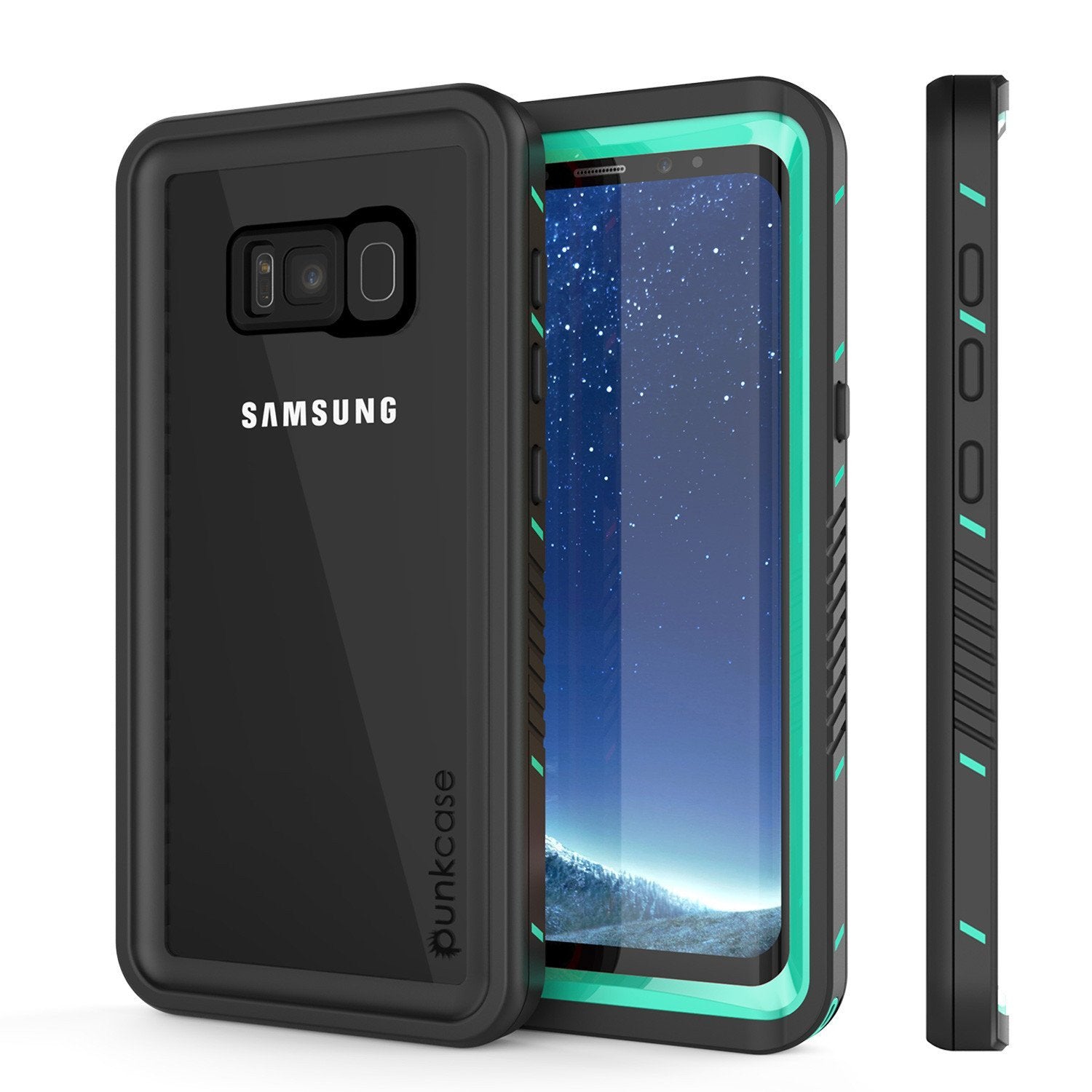 Galaxy S8 PLUS Case, Punkcase [Extreme Series] Armor Teal Cover