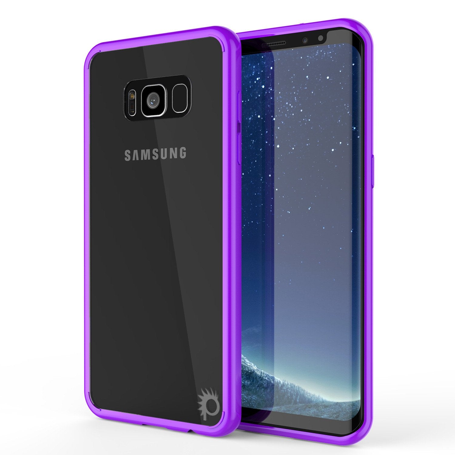 S8 Case Punkcase® LUCID 2.0 Purple Series w/ PUNK SHIELD Screen Protector | Ultra Fit