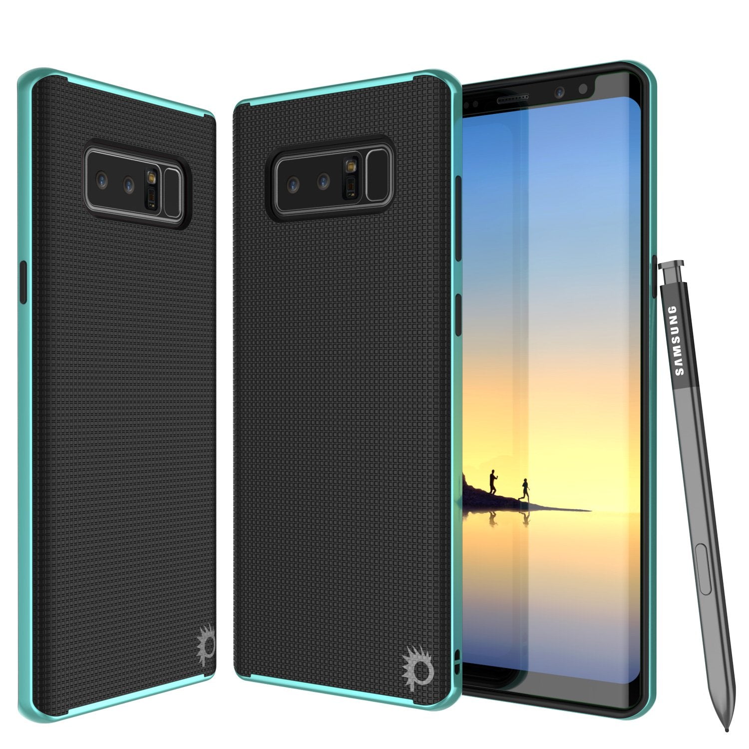 Galaxy Note 8 Screen/Shock Protective Dual Layer Case [Teal]