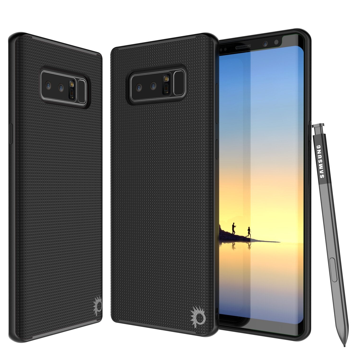 Galaxy Note 8 Screen/Shock Protective Dual Layer Case [Black]