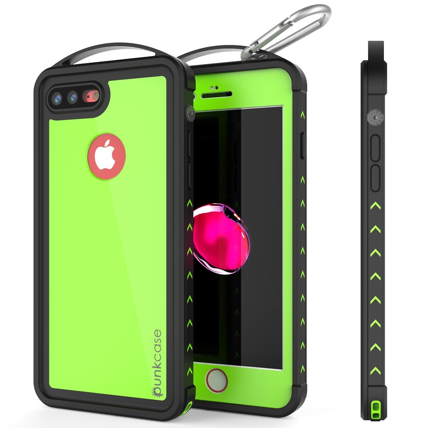 iPhone 8+ Plus Waterproof Case, Punkcase ALPINE Series, Light Green | Heavy Duty Armor Cover