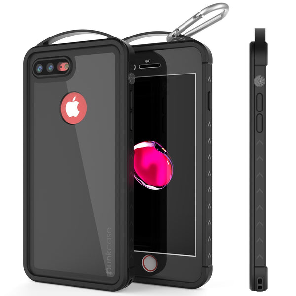 iPhone 8+ Plus Waterproof Case, Punkcase ALPINE Series, Black | Heavy ...