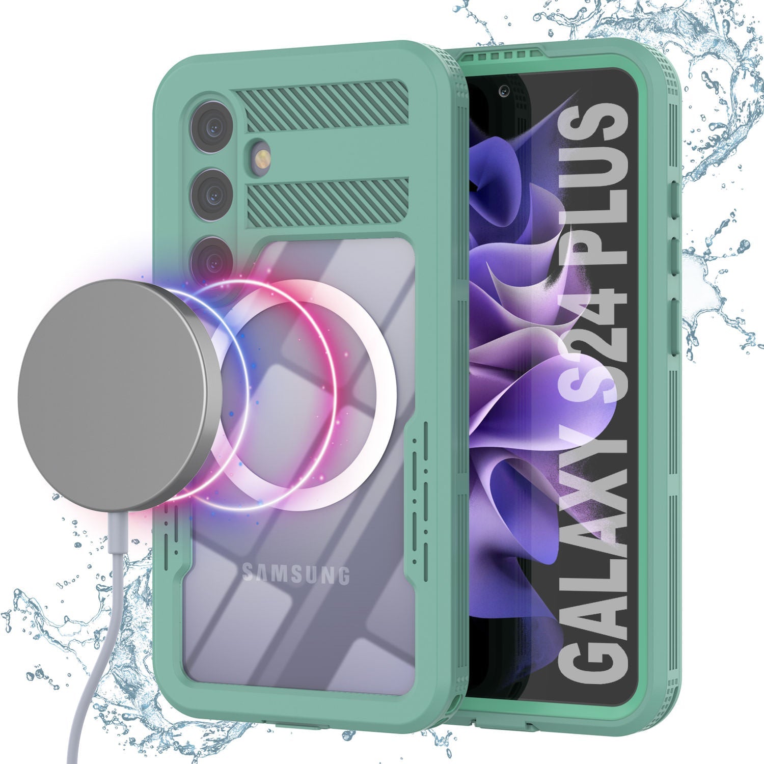 Galaxy S24+ Plus Waterproof Case [Alpine 2.0 Series] [Slim Fit] [IP68 Certified] [Shockproof] [Teal]