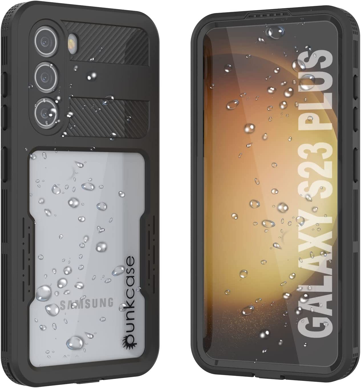 Galaxy S23+ Plus Waterproof Case [Alpine 2.0 Series] [Slim Fit] [IP68 Certified] [Shockproof] [Black]