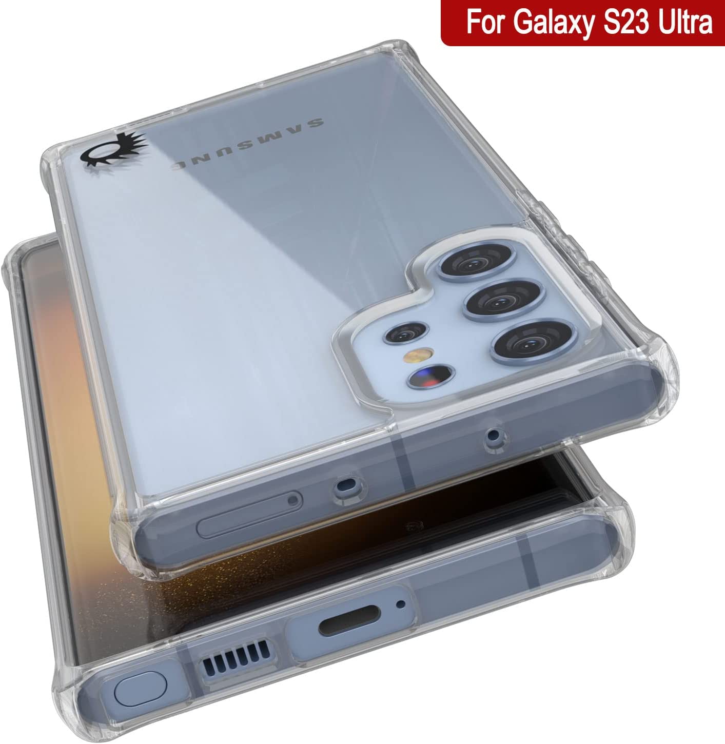 Galaxy S24 Ultra Case [Clear Acrylic Series] [Non-Slip] For Galaxy S24 Ultra [Clear]