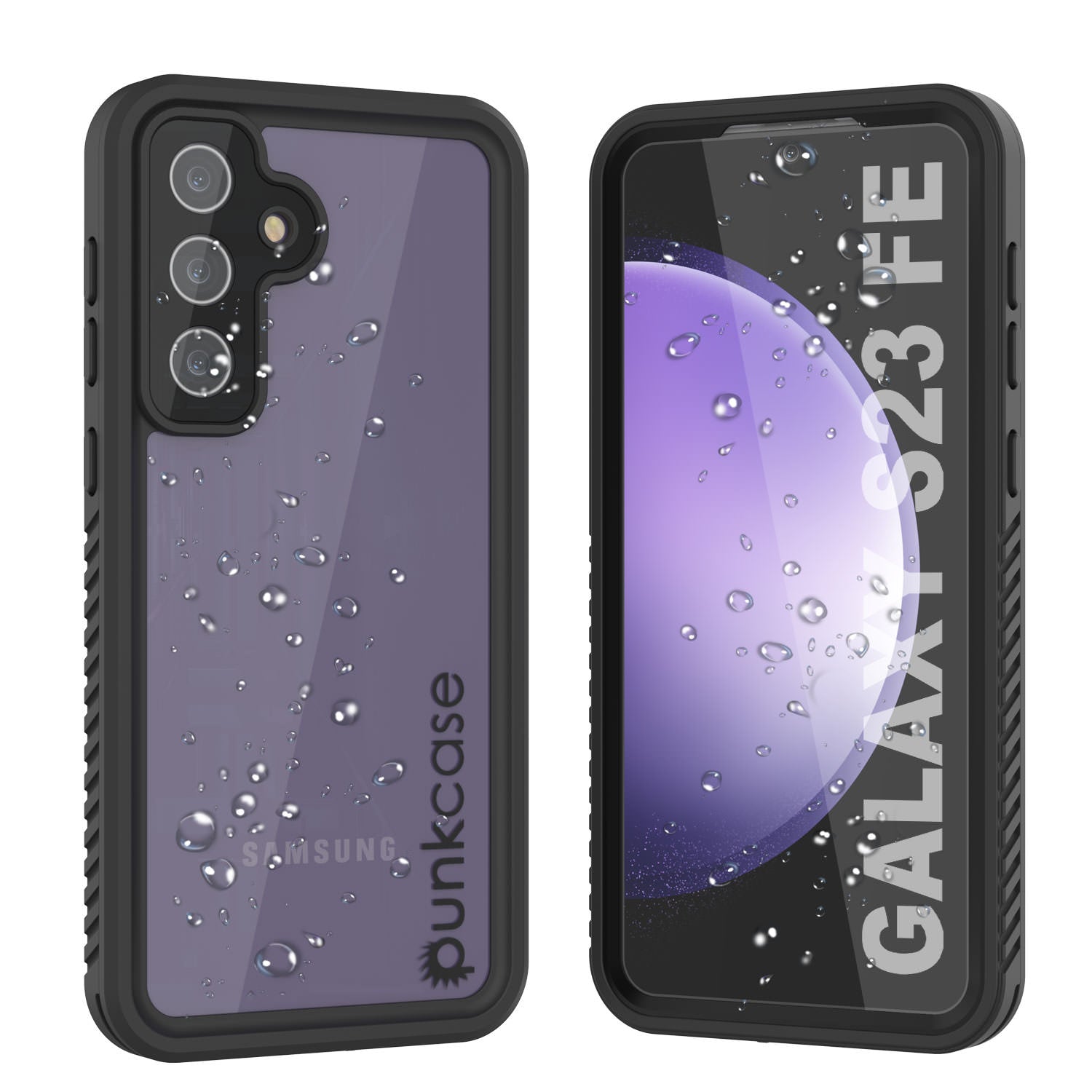 Galaxy S23 FE Water/ Shockproof [Extreme Series] With Screen Protector Case [Black]