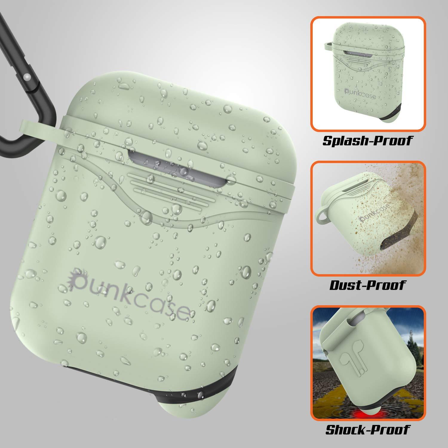 Punkcase Airpod Case with Keychain (Mint-Green)