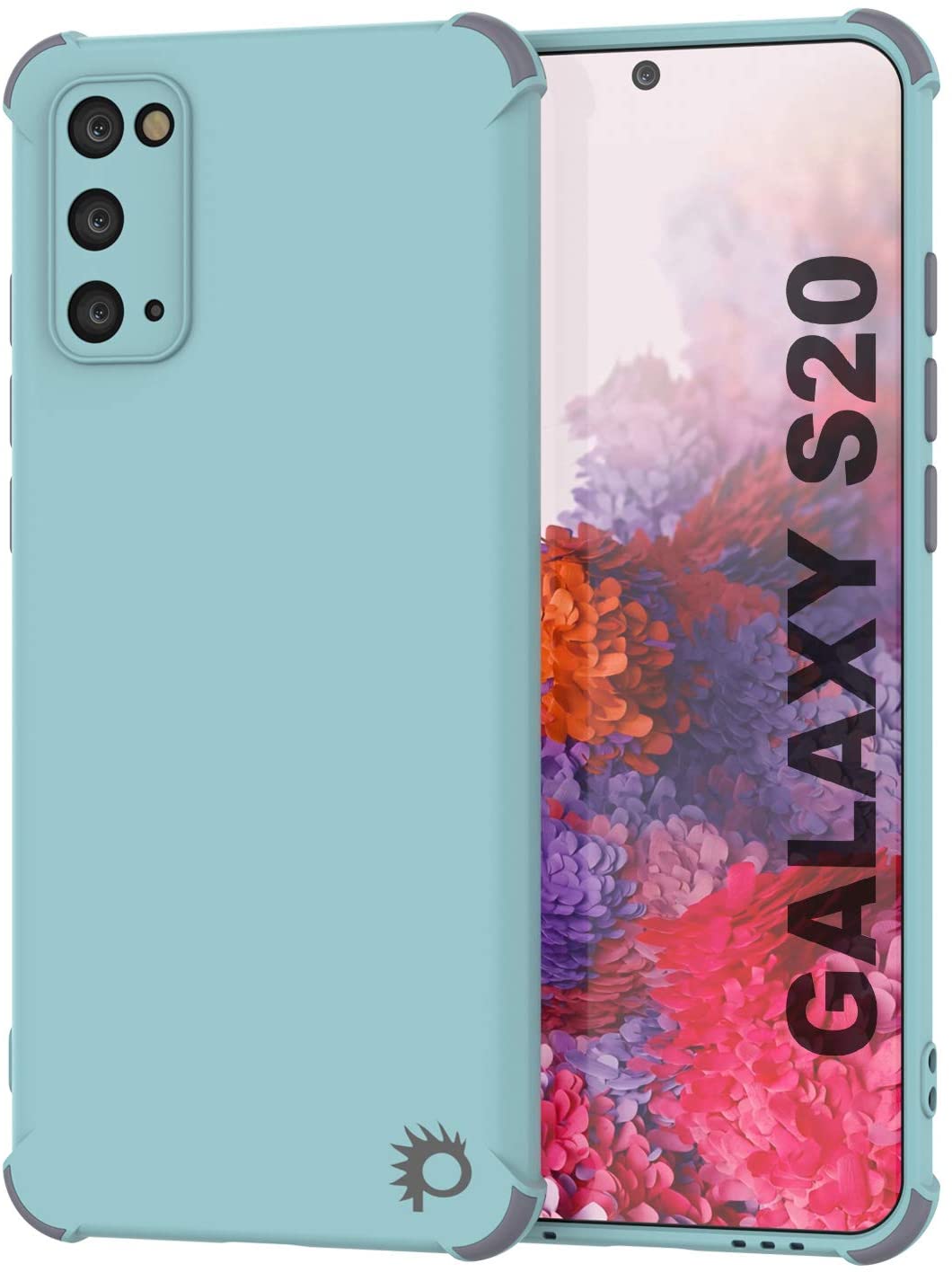 Punkcase Protective & Lightweight TPU Case [Sunshine Series] for Galaxy S20 [Teal]