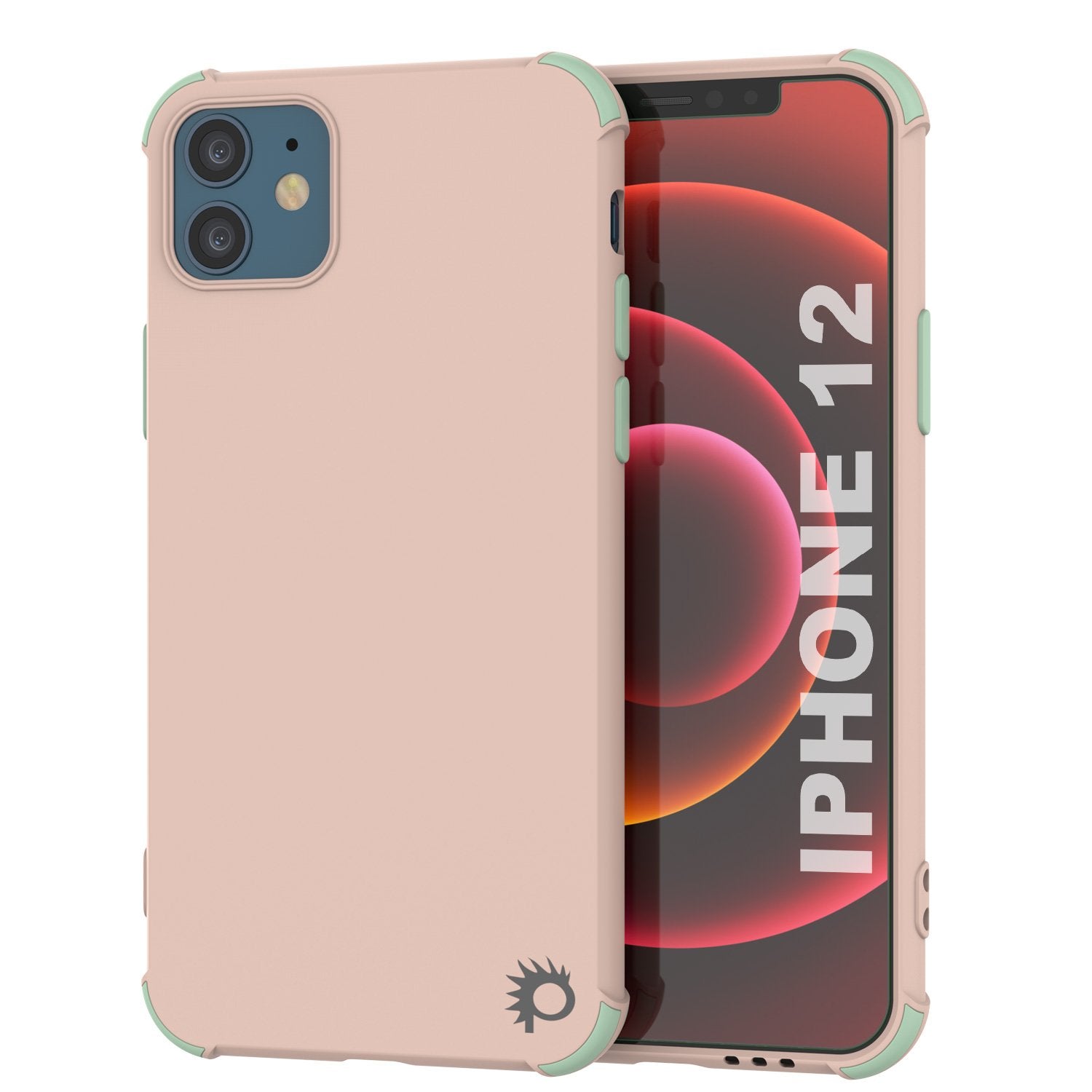 Punkcase Protective & Lightweight TPU Case [Sunshine Series] for iPhone 12 [Pink]