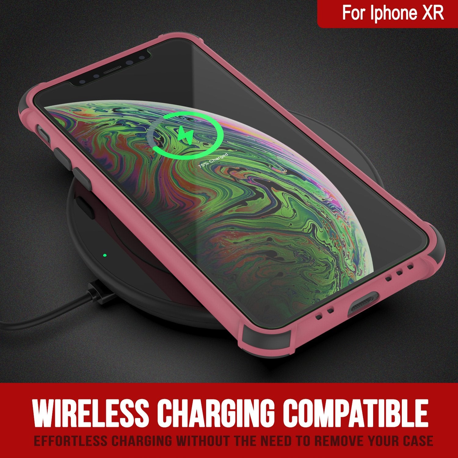 Punkcase Protective & Lightweight TPU Case [Sunshine Series] for iPhone XR [Rose]