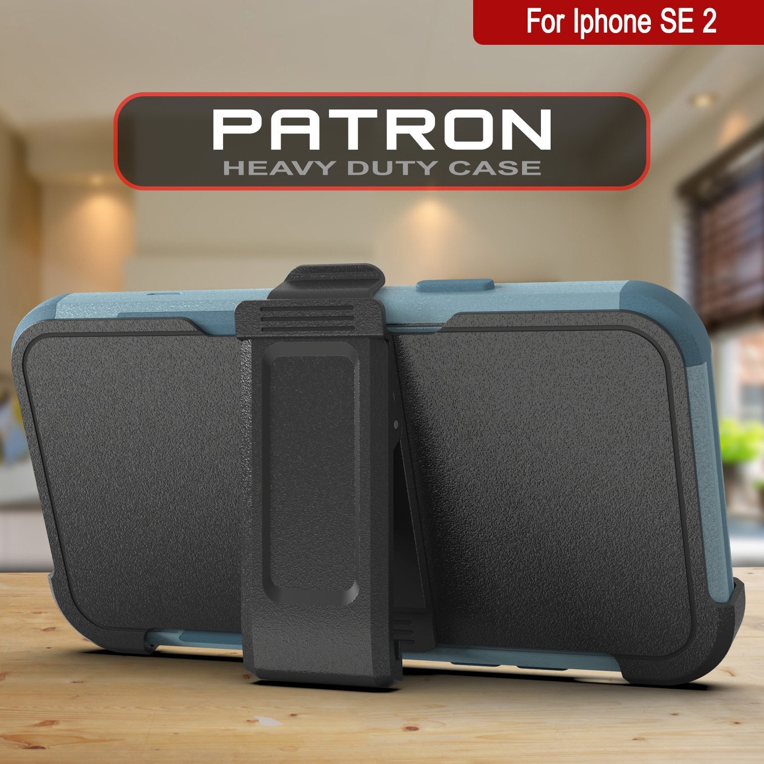 Punkcase for iPhone SE Belt Clip Multilayer Holster Case [Patron Series] [Mint]