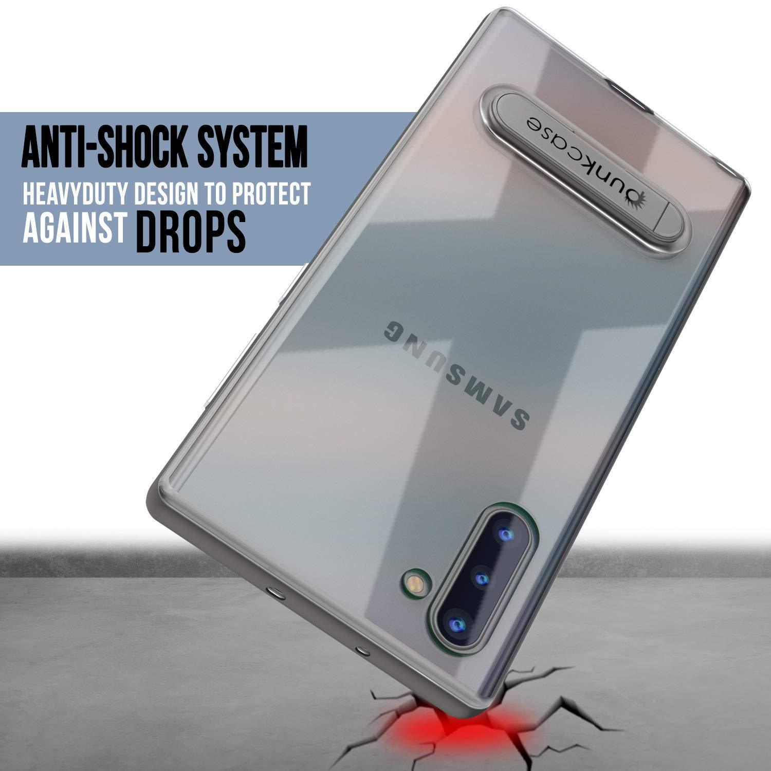 Capinha de Armadura Lucid 3.0 Punksase para Galaxy Note 10 com Suporte Integrado e Película de Proteção  [Ouro]