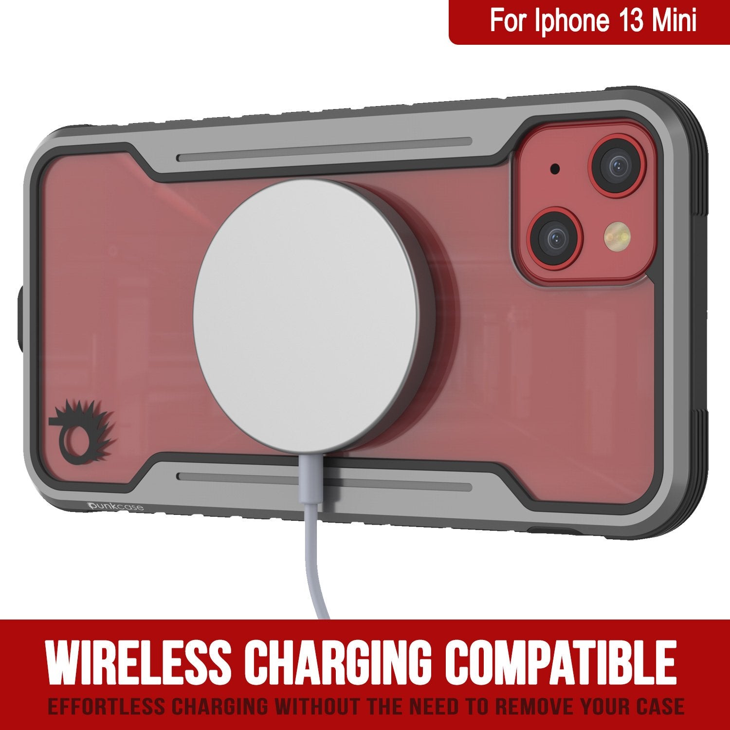 Punkcase iPhone 14 Plus Ravenger MAG Defense Case Protective Military Grade Multilayer Cover [Grey-Black]