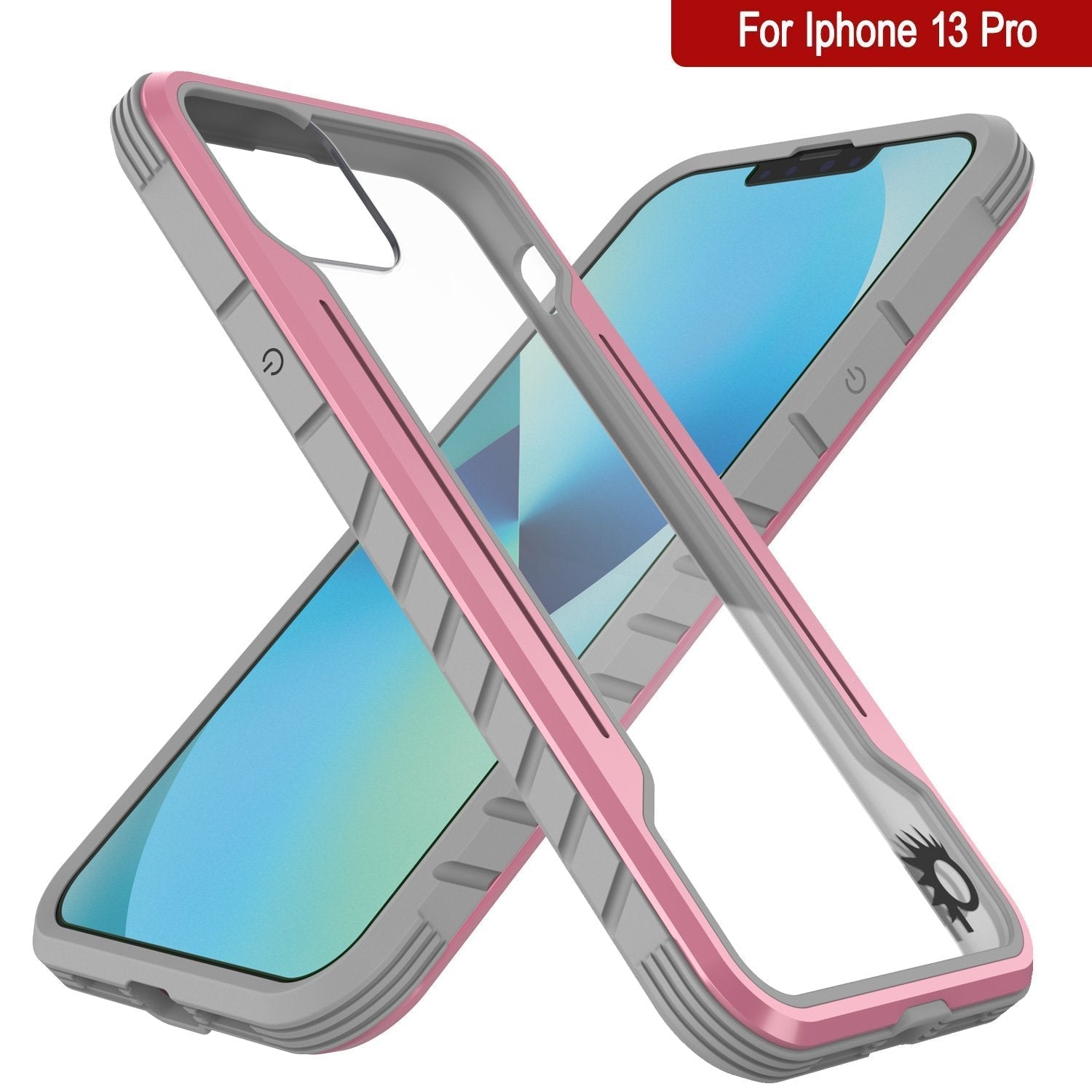 Punkcase iPhone 14 Pro Ravenger MAG Defense Case Protective Military Grade Multilayer Cover [Rose-Gold]