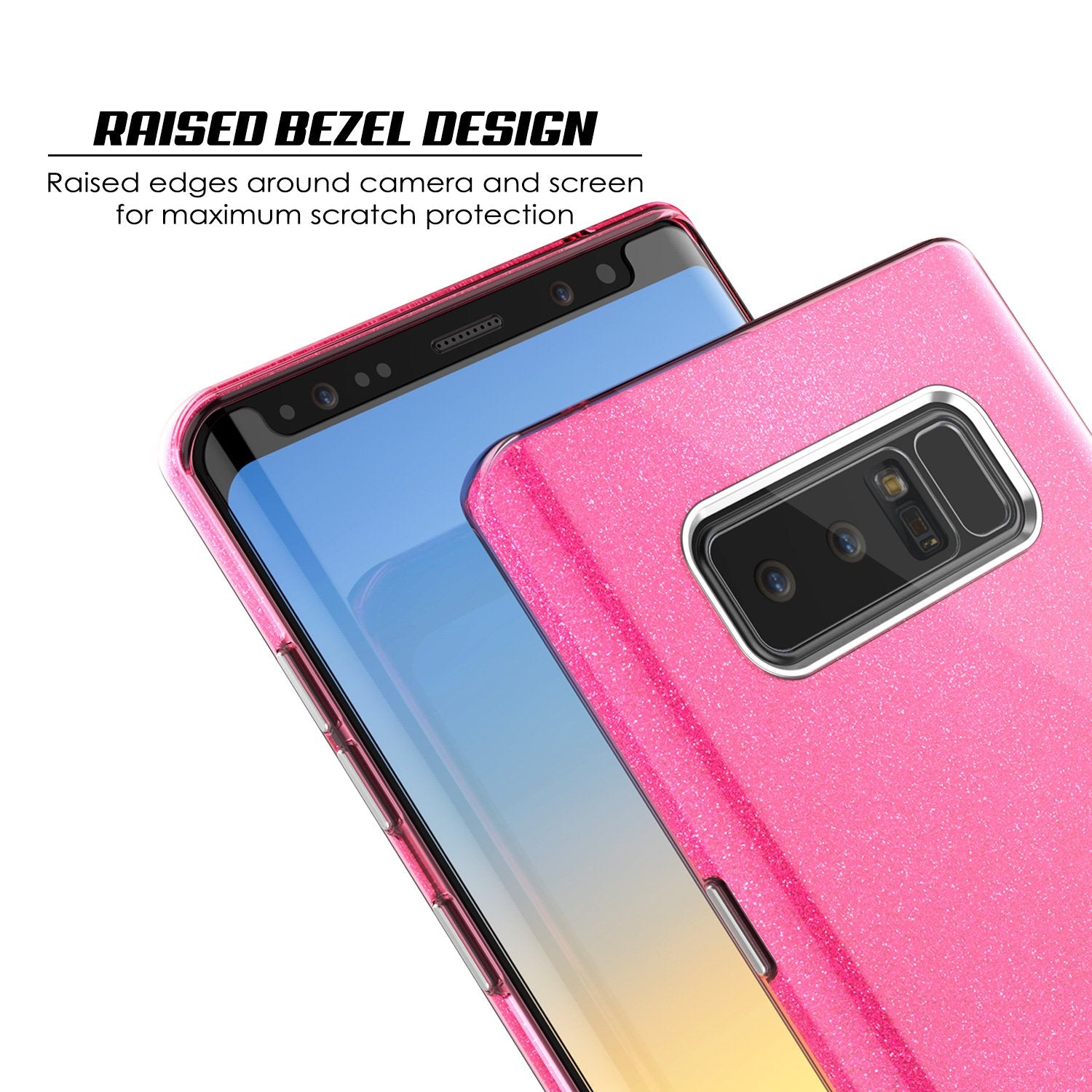 Galaxy Note 8 Ultra Slim Protective Punkcase Galactic Case [Pink]