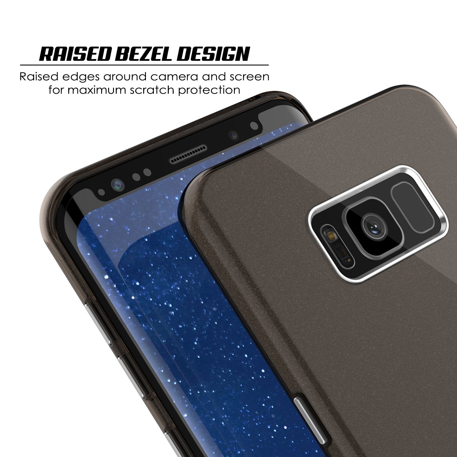 Galaxy S8 Plus Punkcase Galactic 2.0 Series Ultra Slim Case [Black]