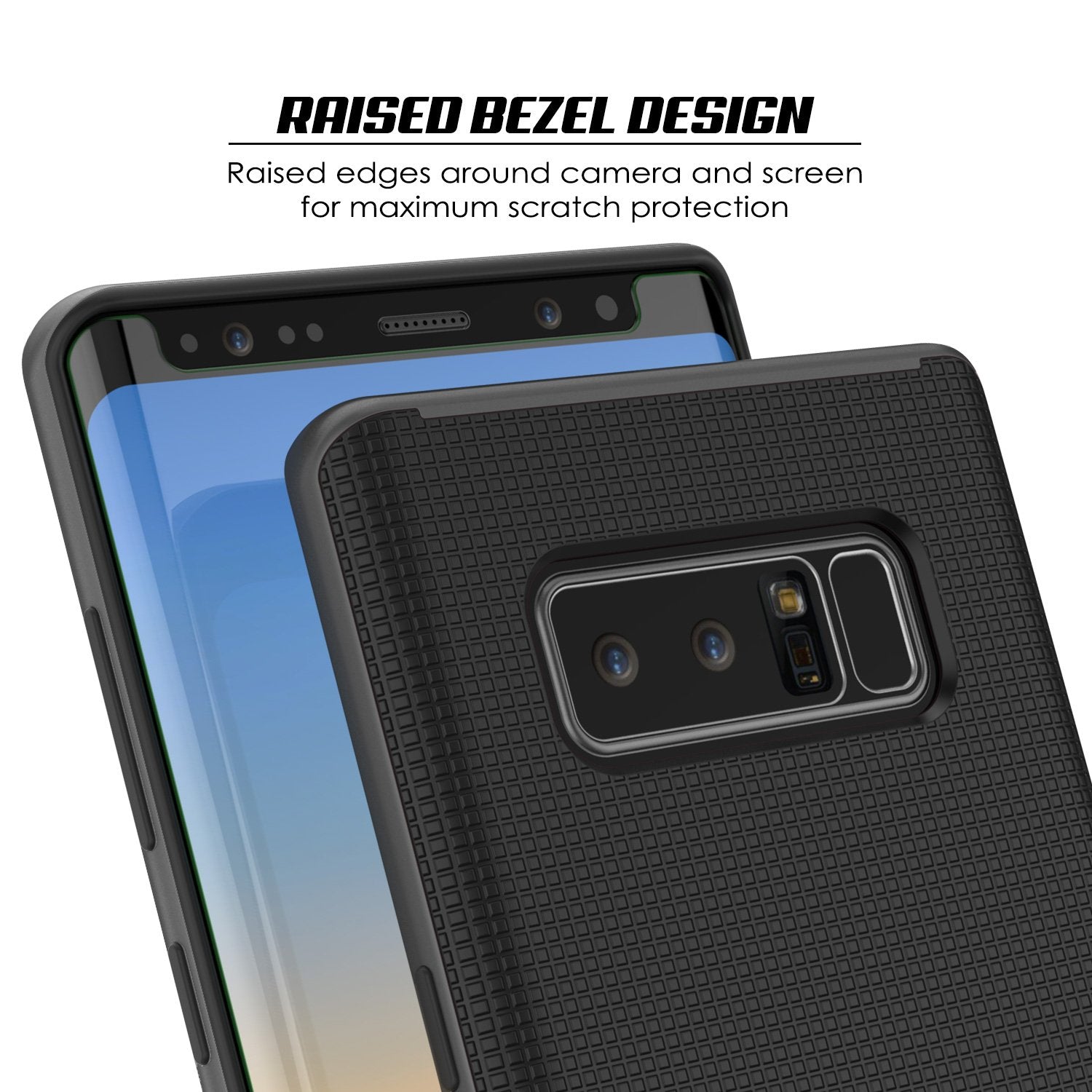 Galaxy Note 8 Screen/Shock Protective Dual Layer Case [Grey]
