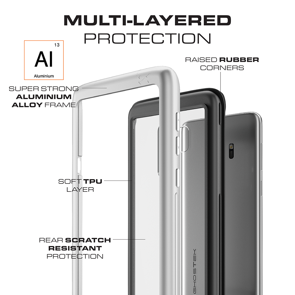 Galaxy S9+ Plus Rugged Heavy Duty Case | Atomic Slim Series [Pink]