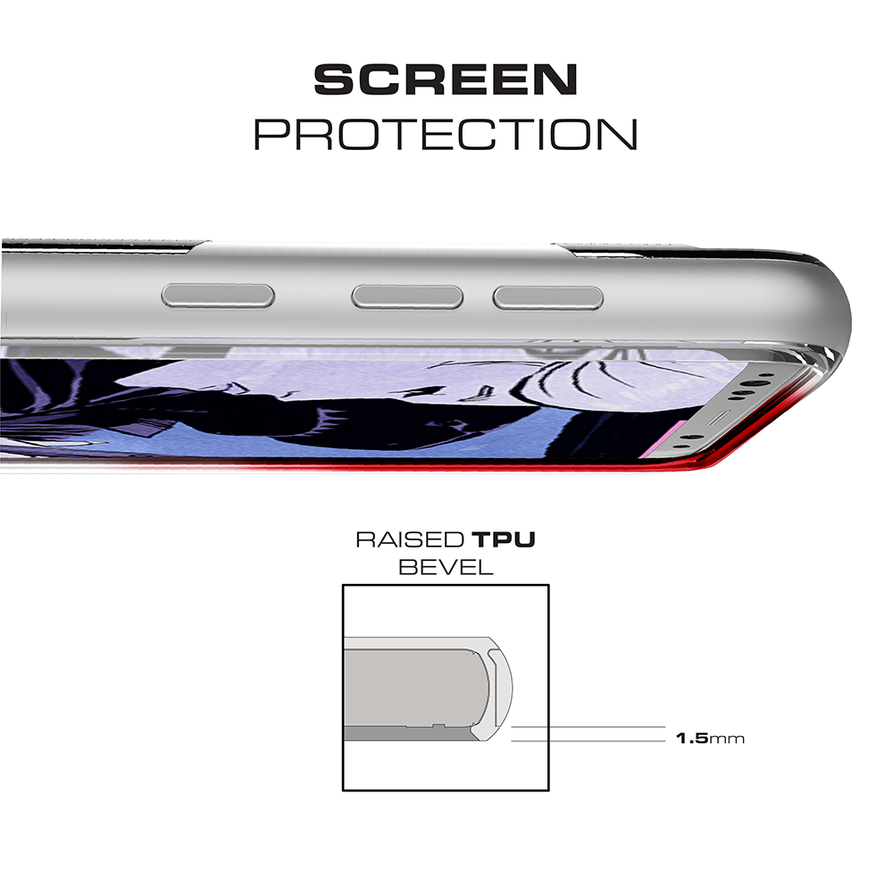 Galaxy S9+ Plus Clear Protective Case | Cloak 3 Series [Black]
