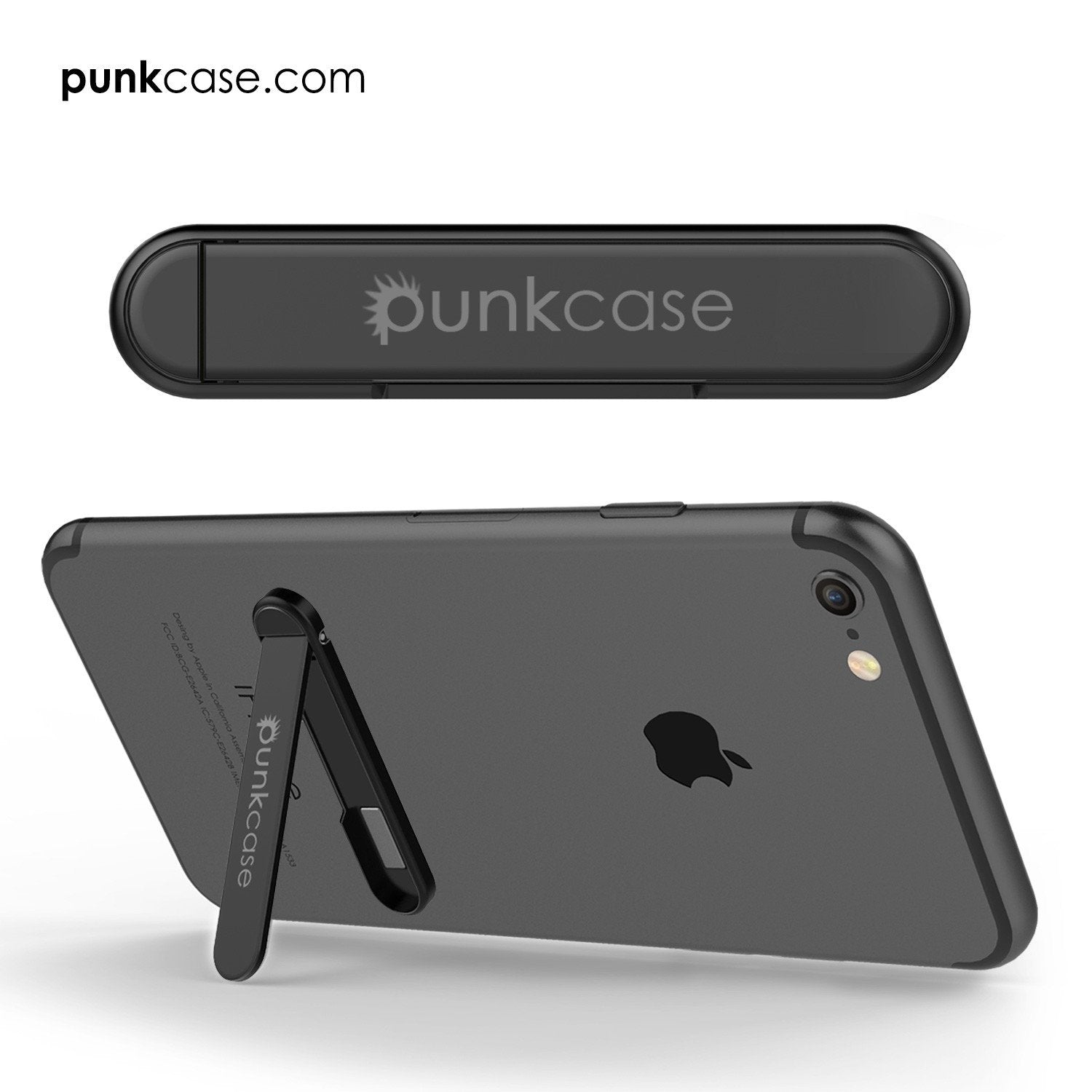 PUNKCASE FlickStick Universal Cell Phone Kickstand Case (Black)