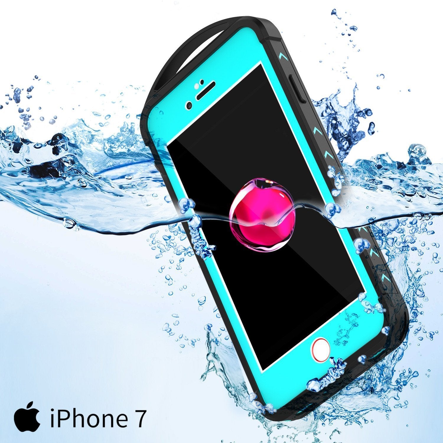 iPhone SE (4.7") Waterproof Case, Punkcase ALPINE Series, Teal | Heavy Duty Armor Cover